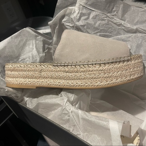 Vagabond Tan Suede Platform Espadrilles Sandals - Picture 8 of 12
